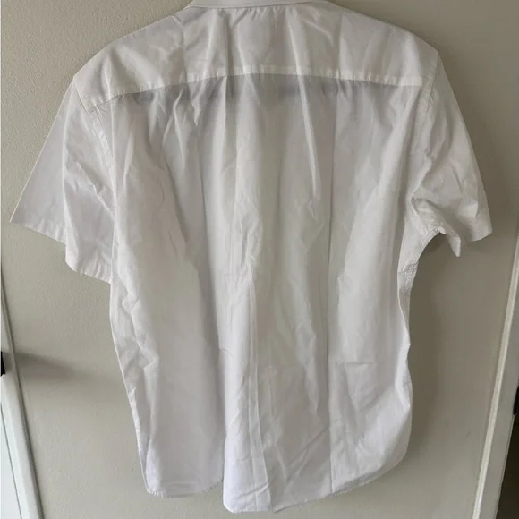 UNTUCKit Men's White Short Sleeve Button Down Shirt - Picture 5 of 6